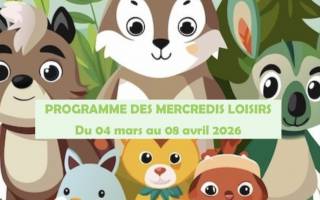 Programme des vacances d'hiver pour les enfants de 3 à 5 ans 